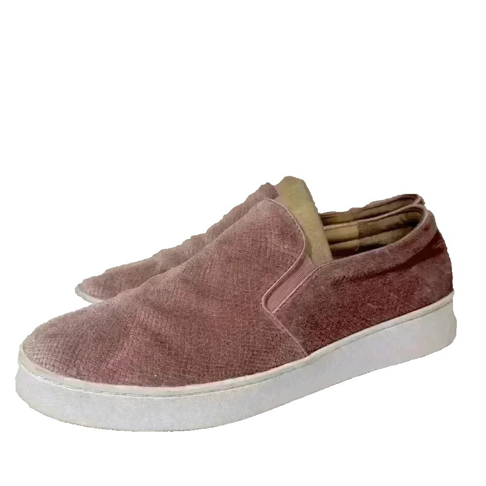 Vionic Women 7.5 Slip On Sneakers Comfort Orthotic Ergonomic Midi Holiday Velvet